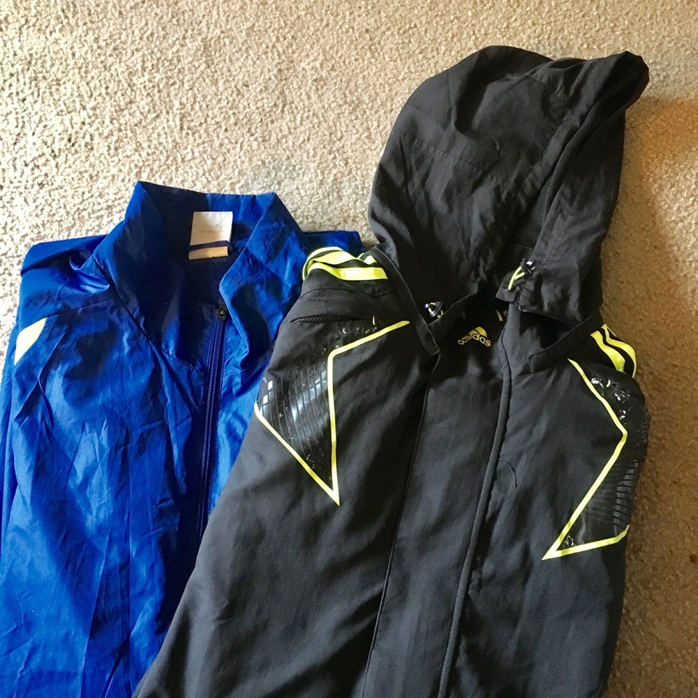 2 Adidas windbreakers for $20 Size 2XL 🤩🤩🤩